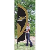 Purdue Boilermakers NCAA Applique & Embroidered Tall Team Flag (102x30)