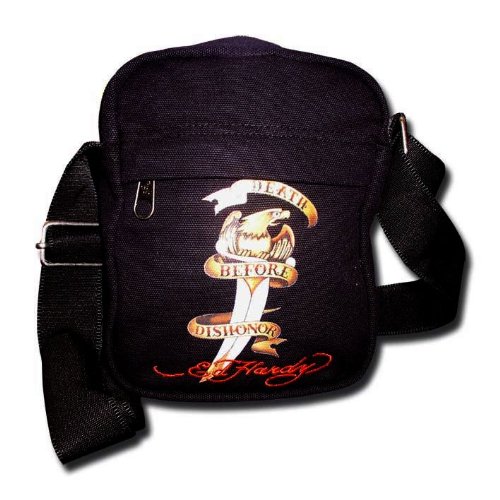 Ed Hardy Tasche Citybag Black Adler
