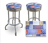 IMAGE OF 2 Dale Earnhardt Jr. Nascar #88 Specialty / Custom Barstools Set