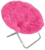 Capelli New York 35 mm Long Hair Teddy Pod Chair Pink