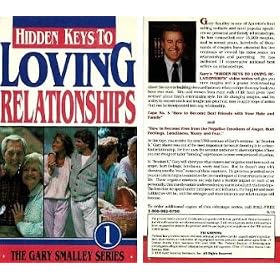 "Hidden Keys To Loving Relationships" The Gary Smalley Series VHS Tape Set