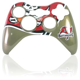 Xbox 360 Official NFL Tampa Bay Buccaneers Controller Faceplate