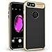 iPhone 7 Case, Orzly AirFrame for iPhone 7 – Lightweight & Slim-Fit Protective Bumper Frame & Case for iPhone 7 -Gold on Black