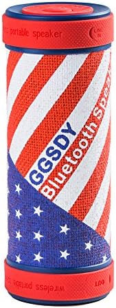 Hapyia Bluetooth Speakers, Ultra Portable Wireless Speaker with 360 Degree Surround Stereo Sound, Built-in Microphone for iPhone 7, 7 Plus,Samsung,Tablets and More (USA American Flag)