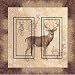 Buck Deer Cabin Wildlife Animal Scene Double Rocker Switchplate Light Switch Cover Accent Wall Decor Art Print Switchstix from IdeaStix by Judy Gibson