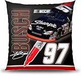 Kurt Busch 97 Sharpie Nascar 18 in Sublimation Toss Pillow