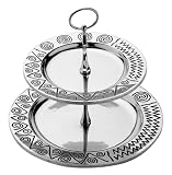 Wilton Armetale Reggae 2-Tier Snack Tray