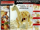 R/C Motion Activated Wooden Dinosaur 3-D Puzzle Apatosaurus Large