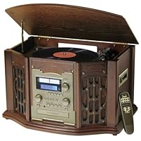 Innovative Technology ITRR-501 5-in-1 Wooden Recordable Music Center