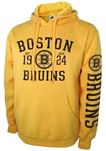 NHL Boston Bruins Pullover Hood, Yellow, Large