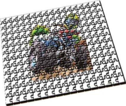 Personalisiertes Koolart - Quadbikes Quad Bike - A3 Holzpuzzle by Eminence Gifts Ltd