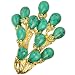 Turquoise Bunch Spray Crystal Gold Tone 2 In 1 Brooch Pin Pendant