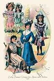 Art Poster, Early Summer Designs for Misses and Children - 18.75 x 27.5