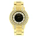 Elgin Watch Men Gold Tone 104 Austrian Crystals Dial Fancy FG330SP SALE