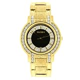 Elgin Watch Men Gold Tone 104 Austrian Crystals Dial Fancy FG330SP SALE by Elgin