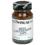 TwinLab Mega L-Glutathione Capsules, 250 mg, 60-Count Bottle