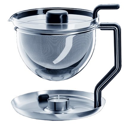 mono classic Teekanne mit integriertem Stövchen