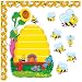 Busy Bees Job Chart Plus Bulletin Board Set Combo Pack