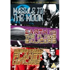 3 Classic Sci-Fi Films Of The Silver Screen - Missile To The Moon / Earth Vs The Flying Saucers / Planet Outlaws