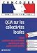 S'entraîner aux QCM sur les collectivités locales