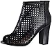 Soda Fannie Laser Cut out Bootie Sandal