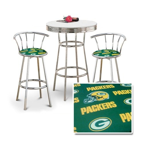 Chrome Bar Table & 2 Chrome 29