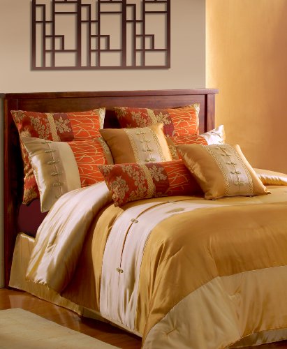 Kyoto Comforter Set by Hallmart Collectibles, Queen