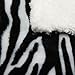 Northpoint Wild Side Faux Fur Sherpa Throw, Zebra