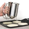 STAINLESS STEEL PANCAKE BATTER DISPENSER.