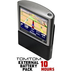Puregadgets tomtom Go 520 / 720 / 920 External Battery Pack for Walking / Mountain Biking / Motorcycle