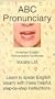 ABC Pronunciary, American English Pronunciation Dictionary [VHS]