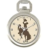 Game Time Men's University Of Wyoming Pocket Watch #COL-PW-WYO