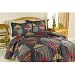 Tartain Plaid Twin Quilt with Pillow Sham