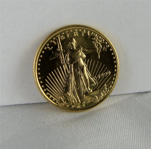1999 $5 Gold American Eagle Coin 1/10th Ounce Brilliant Uncirculated