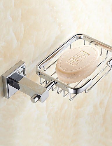 Elegant Solid Brass Material Chrome Finish Soap Basket