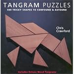 Tangram Puzzles: 500 Tricky Shapes to Confound & Astound/ Includes Deluxe Wood Tangrams book cover