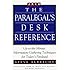 Paralegal Desk Reference 1E (Paralegal's Desk Reference)
