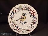 LENOX WINTER GREETINGS ACCENT PLATE(S) - GOLD FINCH