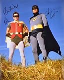 Batman & Robin - Adam West and Burt Ward Autographed 16x20 Photograph (3)