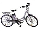 R12 silver electric bicycle