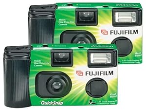 Fujifilm Quicksnap Flash 400 Single-Use Camera With Flash (2 Pack)