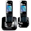 Panasonic KX-TG8422EB Colour DECT Twin Phone With Answer Machine - Black