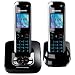Panasonic KX-TG8422EB Colour DECT Twin Phone With Answer Machine - Black