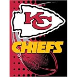 Kansas City Chiefs Royal Plush Raschel NFL Blanket (Flash Series) by Northwest (60""x80"")