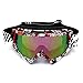 Motocross ATV Dirt Bike Off-road Ski Red Goggles Tinted Lens