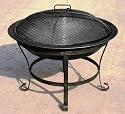 Cast Iron Fire Pit with Grill - 30"