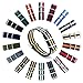 CIVO Watch Bands Premium Ballistic Nylon Watch Strap Stainless Steel Buckle (Navy/Khaki, 20mm)