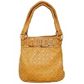 Je Veux Braided Handle Fashion Handbag - Camel