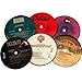 Vintage Vinyl Record Label Coasters - Set of 6
