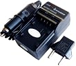 iTEKIRO DB-L50 DB-L50A DB-L50AU VAR-L50U Replacement Battery Charger Kit for Sanyo Xacti VPC-FH1 VPC-FH11 VPC-HD1000 VPC-HD1010 VPC-HD2000 VPC-TH1 VPC-WH1 Digital Video Cameras